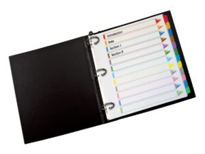 Separador Índice Oxford Omni-Dex, 12 cejas de color surtido, Tamaño Carta