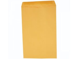Sobre Kraft, Amarillo, Cierre engomado, Tamaño Oficio (25.4 x 38.1 cm), 105 grs., Caja c/100