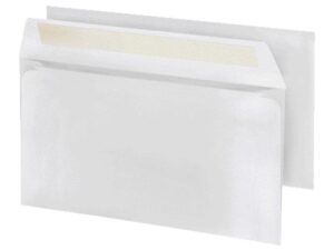 Sobre #6 3/4" (16.5 x 9.2 cms) Ampad, Comercial, Solapa V, Engomado, 90 grs., Caja c/500