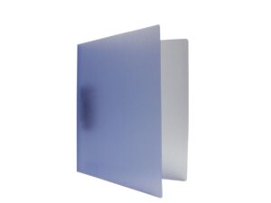 Carpeta con Palanca Oxford, tamaño carta, color azul, para 60 hojas, palanca metálica para sujeción de documentos, polipropileno