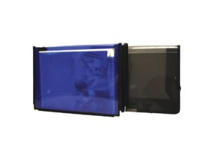 Cartera Expansible Oxford, tamaño carta, color azul, cierre elástico, polipropileno