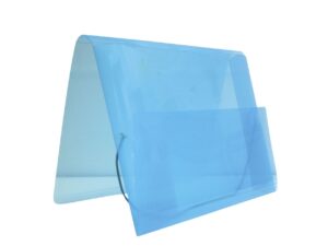 Fólder Portadocumentos Oxford, tamaño carta, color azul, cierre elástico, triple solapa, polipropileno