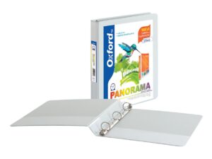 Carpeta Oxford Panorama, Polipropileno, Triple Ventana, Tamaño Carta, Herraje Redondo de 1"