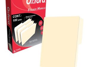 Folder Tamaño Carta Oxford Manila 100 piezas